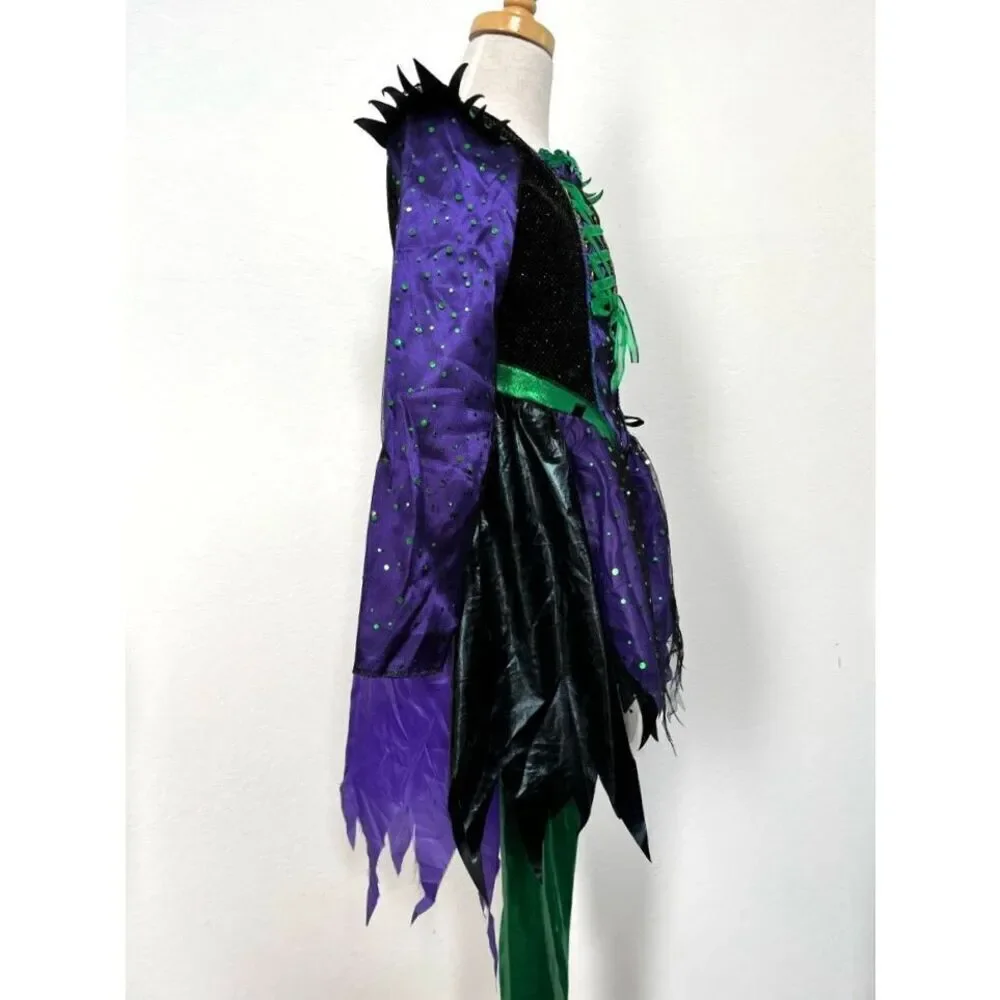 NEW Teetot Toddler Kids 5/6 3-piece Witch Costume